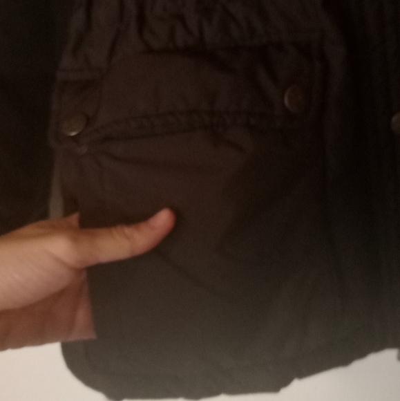 Chocolate Brown DKNY XS Jacket Gorgeous Lining, adjustable waist - Picture 6 of 11